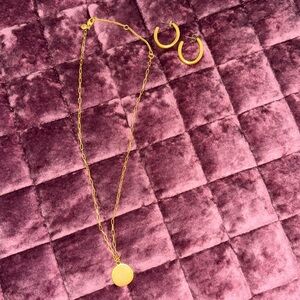 madewell necklace and earrings